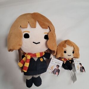 Warner Bro's Wizarding World of Harry Potter Hermione w/Wand Lot of 2 Plush